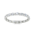 Load image into Gallery viewer, sideways-oval-shape-2-carat-eternity-diamond-wedding-ring-in-white-gold-FDEWB8425OVANGLE5-2.00CT-NL-WG