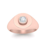 Load image into Gallery viewer, Signet Ring Cushion Cut