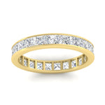 Load image into Gallery viewer, simple-5-carat-princess-cut-diamond-eternity-ring-in-yellow-gold-FDEWB160PRBANGLE5-5.00CT-NL-YG.jpg?v=1766128425