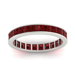 Load image into Gallery viewer, simple-5-carat-princess-cut-ruby-eternity-ring-in-white-gold-FDEWB160PRBGRUDRANGLE5-5.00CT-NL-WG.jpg?v=1766128426