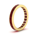 Load image into Gallery viewer, simple-5-carat-princess-cut-ruby-eternity-ring-in-yellow-gold-FDEWB160PRBGRUDRANGLE2-5.00CT-NL-YG.jpg?v=1766128426