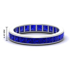 Load image into Gallery viewer, simple-5-carat-princess-cut-sapphire-eternity-ring-in-white-gold-FDEWB160PRBGSABL-5.00CT-NL-WG-HW.jpg?v=1766128426
