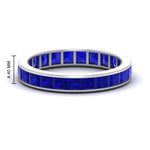 Load image into Gallery viewer, simple-5-carat-princess-cut-sapphire-eternity-ring-in-white-gold-FDEWB160PRBGSABL-5.00CT-NL-WG-HW.jpg?v=1766128426