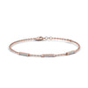 Load image into Gallery viewer, simple-bar-diamond-chain-bracelet