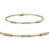 Load image into Gallery viewer, Simple Bar Diamond Chain Bracelet