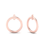 Load image into Gallery viewer, simple-circle-earring-jackets-in-rose-gold-FDEAR87254ANGLE2-NL-RG