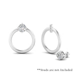 Load image into Gallery viewer, simple-circle-earring-jackets-in-white-gold-FDEAR87254ANGLE2-NL-WG