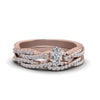 Load image into Gallery viewer, simple-pear-cut-lab-grown-diamond-twisted-vine-bridal-se-in-14K-rose-gold-FD8233PE-NL-RG