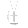 Load image into Gallery viewer, simple-prong-cross-pendant-fdpd10825-0.50-ct-fancy-1-wg