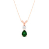 Load image into Gallery viewer, simple-round-and-pear-emerald-sapphire-pendant-in-rose-gold-fdpd10940gemgerangle1-nl-rg.jpg