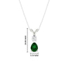 Load image into Gallery viewer, simple-round-and-pear-emerald-sapphire-pendant-in-white-gold-fdpd10940gemgerangle1-nl-wg-hw.jpg