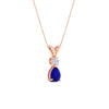 Load image into Gallery viewer, simple-round-and-pear-sapphire-pendant-in-rose-gold-fdpd10940gsablangle3-nl-rg.jpg