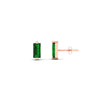 Load image into Gallery viewer, single-baguette-stud-emerald-earring-in-rose-gold-fdear11011gemgrangle2-nl-rg.jpg?v=1771394802