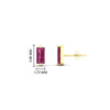 Load image into Gallery viewer, single-baguette-stud-pink-sapphire-earring-in-yellow-gold-fdear11011gsadrpiangle2-nl-yg-hw.jpg?v=1771394802