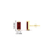 Load image into Gallery viewer, single-baguette-stud-ruby-earring-in-yellow-gold-fdear11011grudrangle2-nl-yg-hw.jpg?v=1771394802