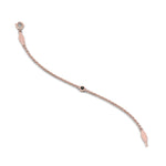 Load image into Gallery viewer, single-chain-bracelet-with-black-diamond-in-14k-rose-gold-fdbr651576gblackangle3-nl-rg