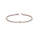 Load image into Gallery viewer, single-diamond-chain-bracelet-in-14k-rose-gold-fdbr651576-nl-rg