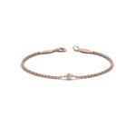 Load image into Gallery viewer, single-diamond-chain-bracelet-in-14k-rose-gold-fdbr651576-nl-rg