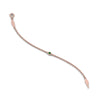 Load image into Gallery viewer, single-diamond-chain-bracelet-with-emerald-in-14k-rose-gold-fdbr651576gemgrangle3-nl-rg