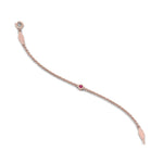 Load image into Gallery viewer, single-diamond-chain-bracelet-with-pink-sapphire-in-14k-rose-gold-fdbr651576gsadrpiangle3-nl-rg