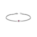 Load image into Gallery viewer, single-diamond-chain-bracelet-with-pink-sapphire-in-14k-white-gold-fdbr651576gsadrpi-nl-wg