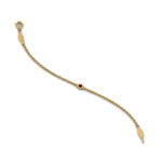 Load image into Gallery viewer, single-diamond-chain-bracelet-with-ruby-in-14k-yellow-gold-fdbr651576grudrangle3-nl-yg