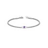 Load image into Gallery viewer, single-diamond-chain-bracelet-with-violac-topaz-in-14k-white-gold-fdbr651576gvito-nl-wg