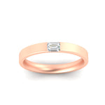 Load image into Gallery viewer, single-emerald-diamond-mens-wedding-band-in-rose-gold-fd11266emb-nl-rg