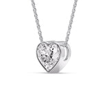 Load image into Gallery viewer, Solitaire Bezel Heart Shape Pendant