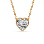 Load image into Gallery viewer, Solitaire Bezel Heart Shape Pendant