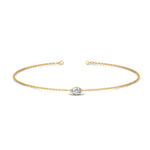 Load image into Gallery viewer, single-marquise-diamond-chain-bracelet-in-FDBRC11021-NL-YG