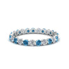 Load image into Gallery viewer, 0.75 Ct Round Cut Common Prong Diamond Eternity Band