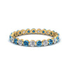 Load image into Gallery viewer, 0.75 Ct Round Cut Common Prong Diamond Eternity Band