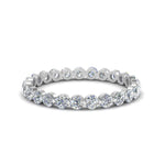 Load image into Gallery viewer, 0.75 Ct Round Cut Common Prong Diamond Eternity Band
