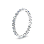 Load image into Gallery viewer, 0.75 Ct Round Cut Common Prong Diamond Eternity Band