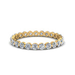 Load image into Gallery viewer, 0.75 Ct Round Cut Common Prong Diamond Eternity Band
