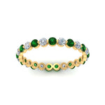 Load image into Gallery viewer, 0.75 Ct Round Cut Common Prong Diamond Eternity Band