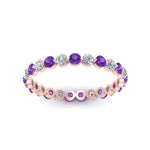 Load image into Gallery viewer, 0.75 Ct Round Cut Common Prong Diamond Eternity Band