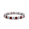Load image into Gallery viewer, 0.75 Ct Round Cut Common Prong Diamond Eternity Band