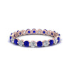 Load image into Gallery viewer, 0.75 Ct Round Cut Common Prong Diamond Eternity Band