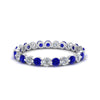 Load image into Gallery viewer, 0.75 Ct Round Cut Common Prong Diamond Eternity Band