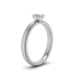 Load image into Gallery viewer, single-stone-radiant-diamond-milgrain-ring-in-14K-yellow-gold-FD-ENR8985RARANGLE2-NL-YG_1