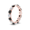 Load image into Gallery viewer, 4 Ct Round Cut Shared Prong Eternity Ring
