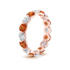 Load image into Gallery viewer, 4 Ct Round Cut Shared Prong Eternity Ring