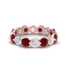 Load image into Gallery viewer, 4 Ct Round Cut Shared Prong Eternity Ring