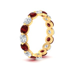 Load image into Gallery viewer, 4 Ct Round Cut Shared Prong Eternity Ring