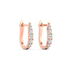 Load image into Gallery viewer, small-diamond-huggie-hoop-earrings-graduated-in-rose-gold-fdear11729angle4-nl-rg