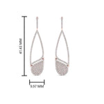 Load image into Gallery viewer, small-hoop-with-paisley-drop-earring-in-rose-gold-FDEAR10194-NL-RG
