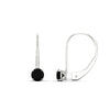 Load image into Gallery viewer, small-round-black-diamond-studs-lever-back-earring-in-white-gold-FD-EAR9225ROGBLACK-0.50CT-NL-WG