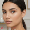 Load image into Gallery viewer, small-round-diamond-studs-lever-back-earring-in-rose-gold-fd-ear9225ro-0-50-ct-model